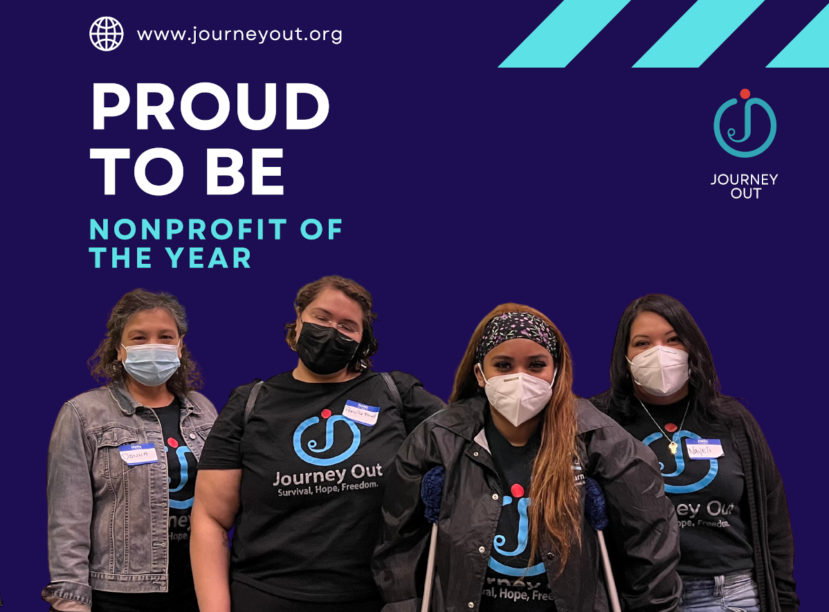 Journey Out 2022 California Nonprofit of the Year.